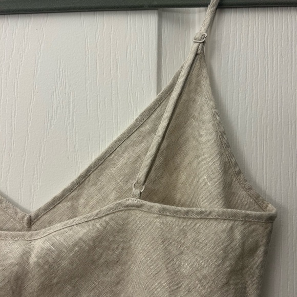 NWT Aritzia linen “Only linen slip midi dress” - spaghetti straps - Picture 13 of 16